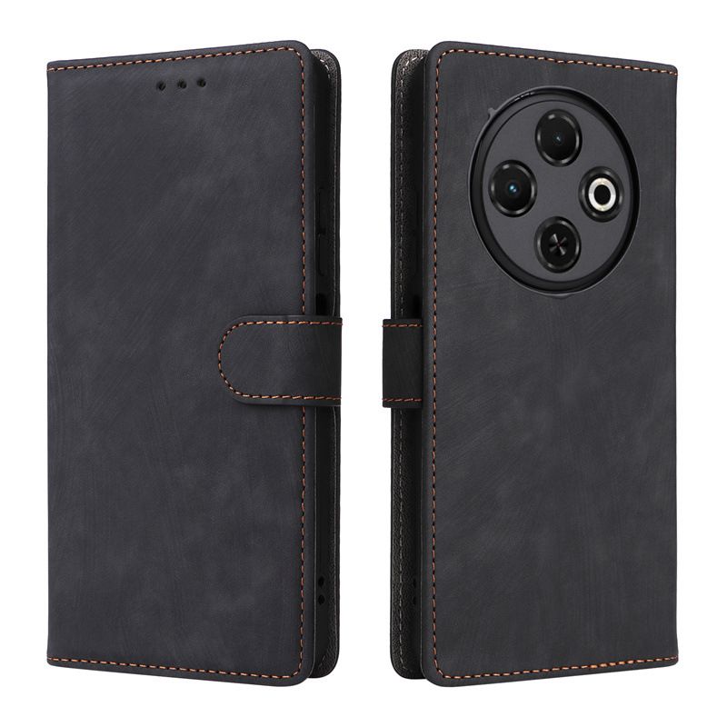 Flip Cover for Tecno Spark 30c, 6.67'' PU Leather Phone Case Full-Body Protection Shockproof [RFID Blocking] Wallet Cover