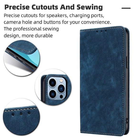 Flip Cover For Tecno Pova Neo 3 Leather Case [Flip Vintage Leather] Wallet Shockproof Durable Retro Phone Case