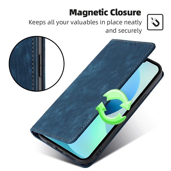 Flip Cover For Tecno Pova Neo 3 Leather Case [Flip Vintage Leather] Wallet Shockproof Durable Retro Phone Case