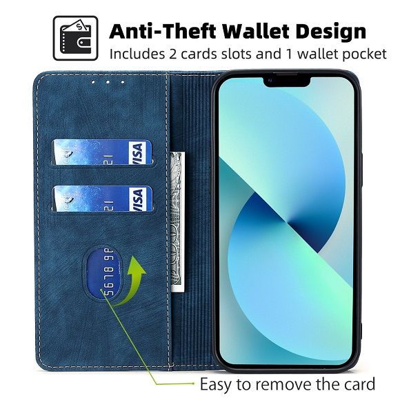 Flip Cover For Tecno Pova Neo 3 Leather Case [Flip Vintage Leather] Wallet Shockproof Durable Retro Phone Case