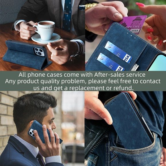 Flip Cover For Tecno Pova Neo 3 Leather Case [Flip Vintage Leather] Wallet Shockproof Durable Retro Phone Case