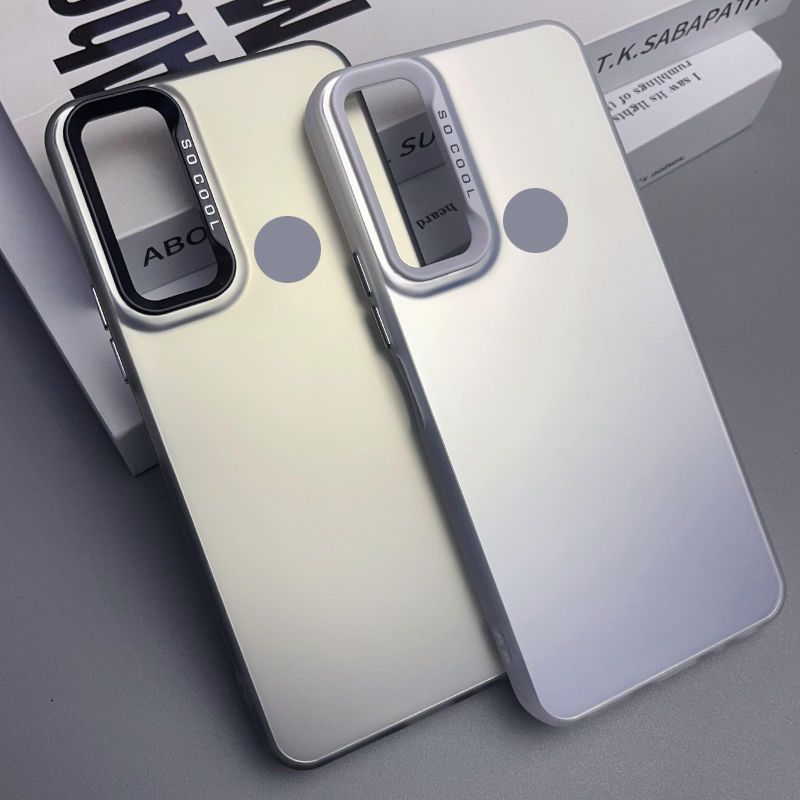 Fashion IMD Double Layer Colorful Silver Frosted duricrust Case For Infinix Hot 9 Fall Prevention Protection Case