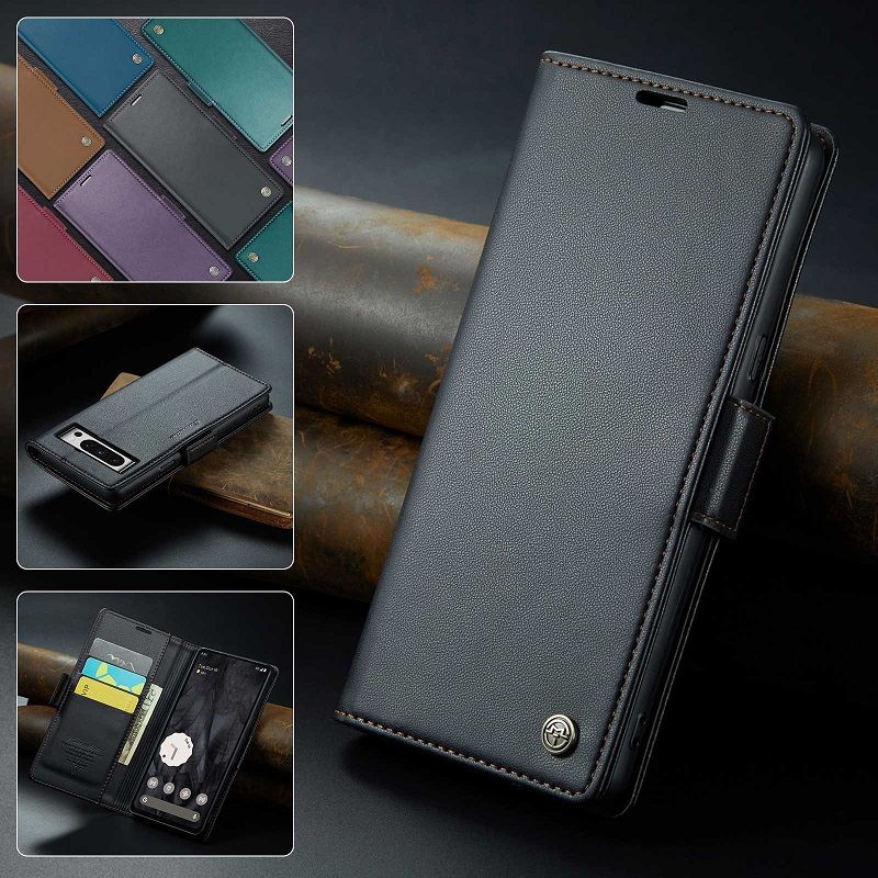 Flip Cover For Xiaomi Redmi Note 13 Pro 4G 5G 12S 11S,Redmi 13C 11T 12T Pro Leather Case [Flip Vintage Leather] Wallet Shockproof Durable Retro Phone Case