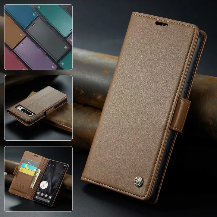Flip Cover For Xiaomi Redmi Note 13 Pro 4G 5G 12S 11S,Redmi 13C 11T 12T Pro Leather Case [Flip Vintage Leather] Wallet Shockproof Durable Retro Phone Case