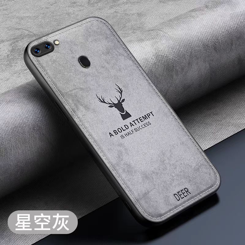 Phone Case For OPPO R15 Simple Cloth Pattern Shockproof Bumper Cover