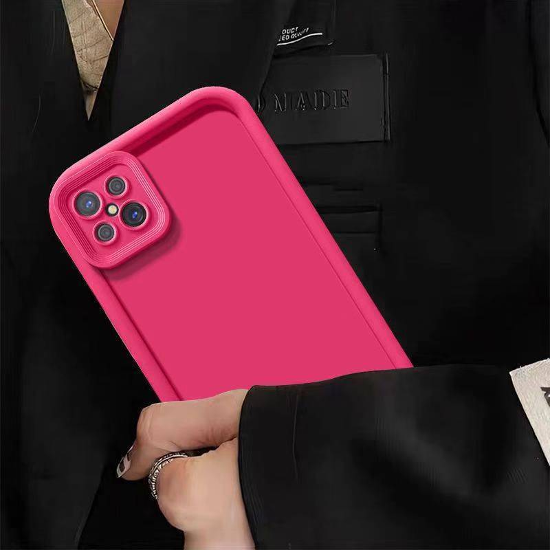 Silicone Phone Case For OPPO A92S 5G/Reno4 Z 5G Fall Prevention Protective Case