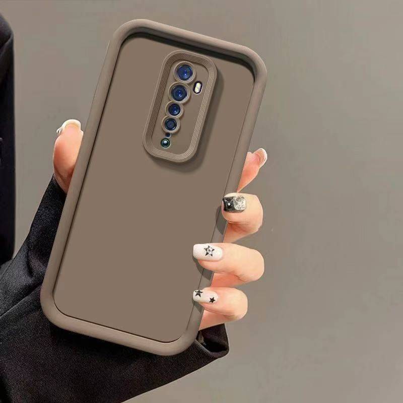 Silicone Phone Case For OPPO Reno 2 Fall Prevention Protective Case