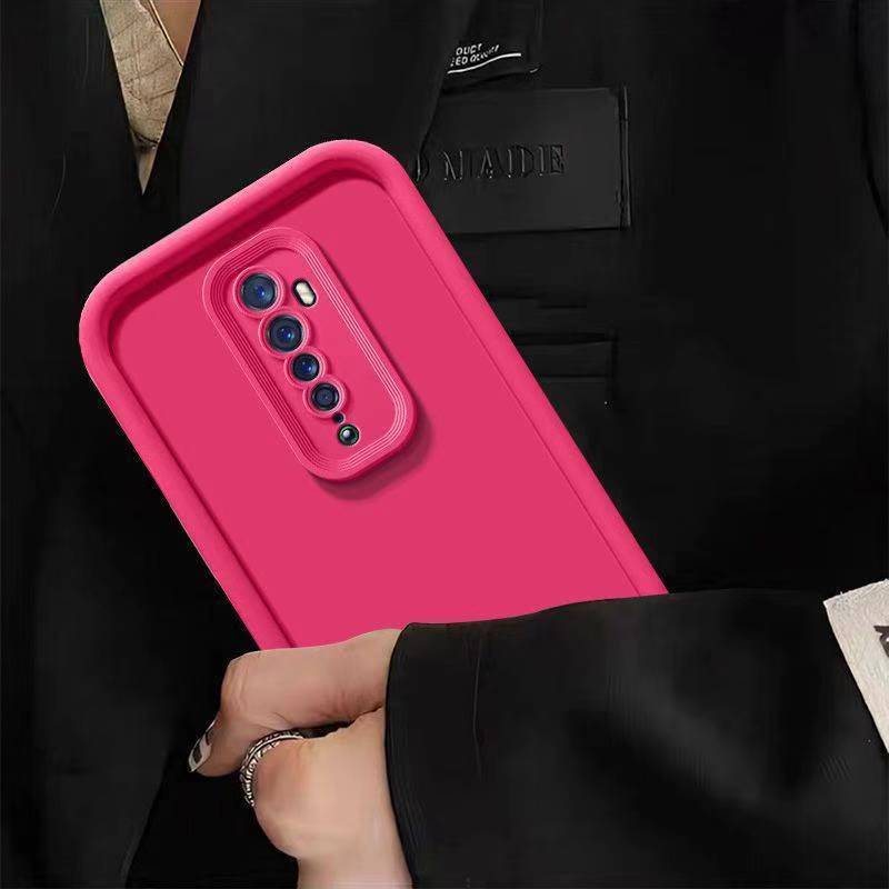 Silicone Phone Case For OPPO Reno 2 Fall Prevention Protective Case