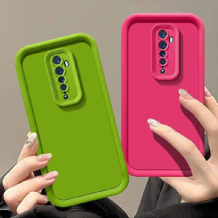 Silicone Phone Case For OPPO Reno 2 Fall Prevention Protective Case