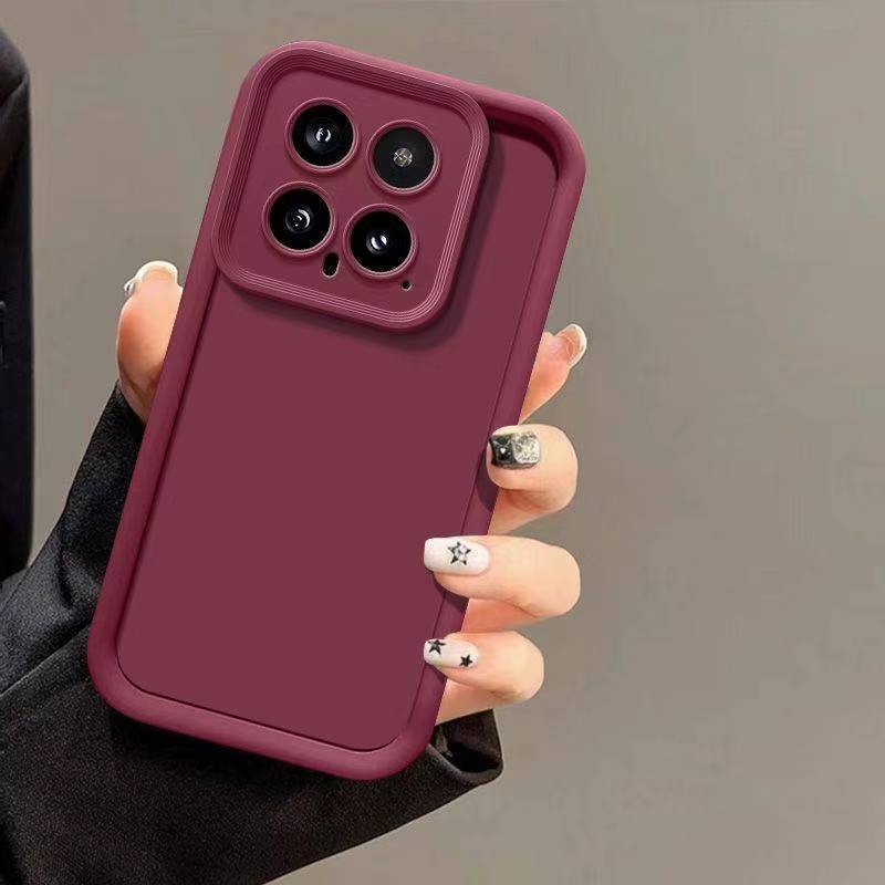 Silicone Phone Case For XiaoMi 14 5G Fall Prevention Protective Case