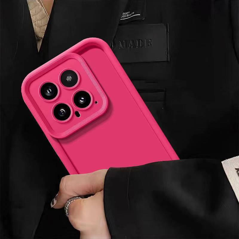 Silicone Phone Case For XiaoMi 14 5G Fall Prevention Protective Case