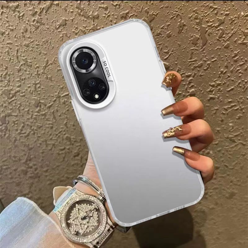 Fashion IMD Double Layer Colorful Silver Frosted duricrust Case For Huawei nova 9 6.57" Fall Prevention Protection Case