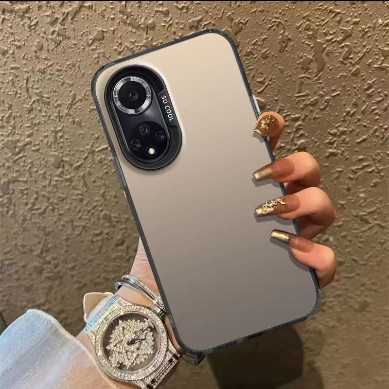 Fashion IMD Double Layer Colorful Silver Frosted duricrust Case For Huawei nova 9 6.57" Fall Prevention Protection Case