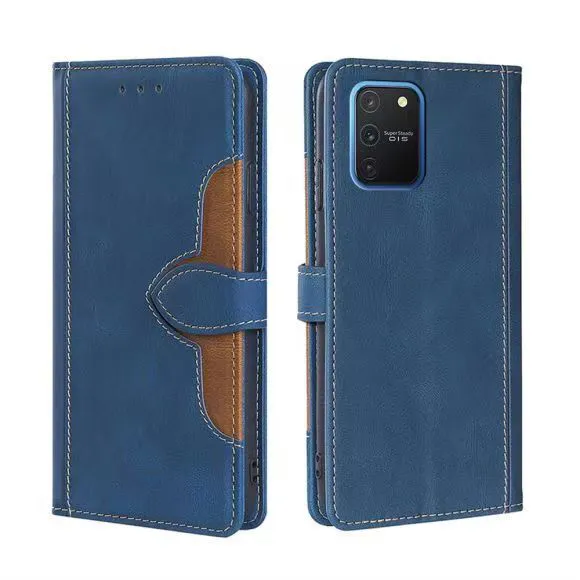 Wallet PU Leather Flip Cover For Samsung Galaxy S10 Lite Vintage Leather Durable Protective Cover