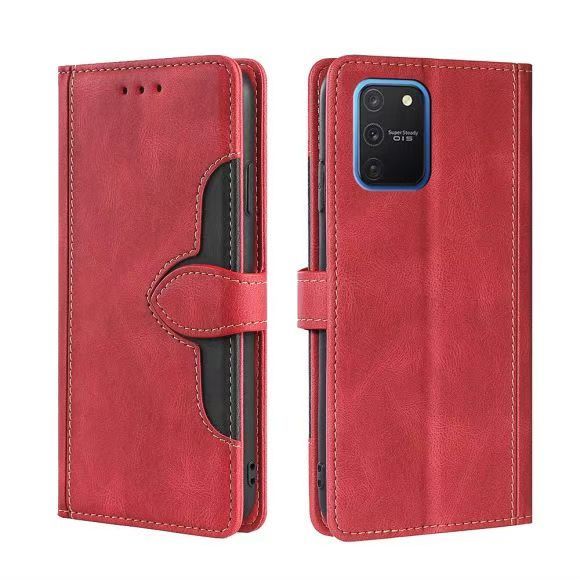 Wallet PU Leather Flip Cover For Samsung Galaxy S10 Lite Vintage Leather Durable Protective Cover