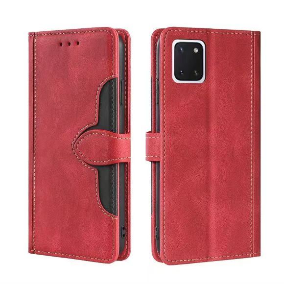 Wallet PU Leather Flip Cover For Samsung Galaxy Note 10 Lite Vintage Leather Durable Protective Cover