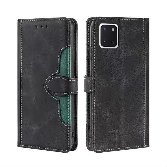 Wallet PU Leather Flip Cover For Samsung Galaxy Note 10 Lite Vintage Leather Durable Protective Cover