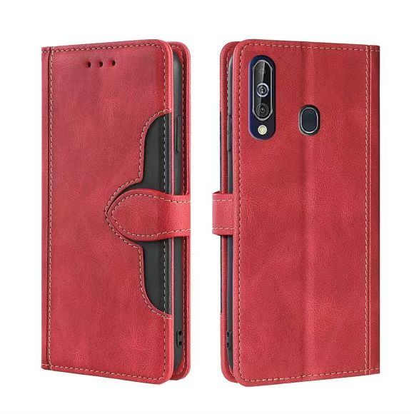 Wallet PU Leather Flip Cover For Samsung Galaxy A60 Vintage Leather Durable Protective Cover