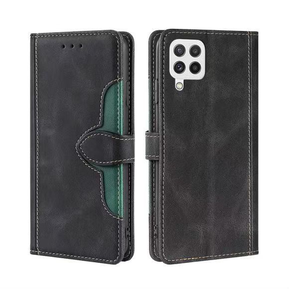 Wallet PU Leather Flip Cover For Samsung Galaxy A22 4G Vintage Leather Durable Protective Cover
