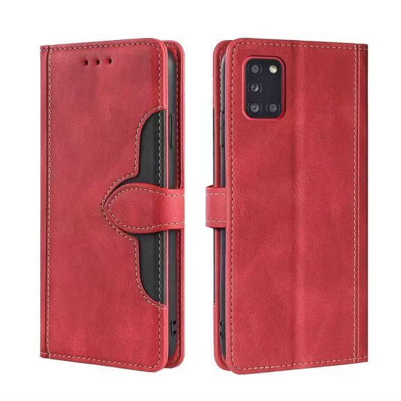 Wallet PU Leather Flip Cover For Samsung Galaxy A31 Vintage Leather Durable Protective Cover