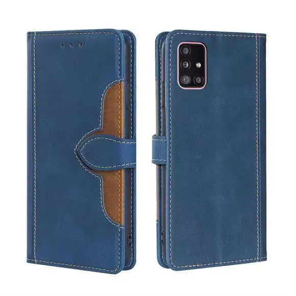 Wallet PU Leather Flip Cover For Samsung Galaxy A51 5G SM-A516B/SM-A516F/, SM-A516N Vintage Leather Durable Protective Cover