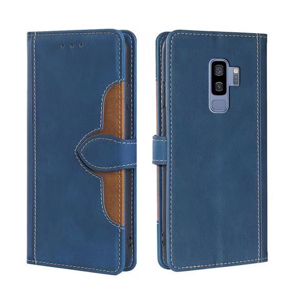 Wallet PU Leather Flip Cover For Samsung Galaxy S9 Plus Vintage Leather Durable Protective Cover