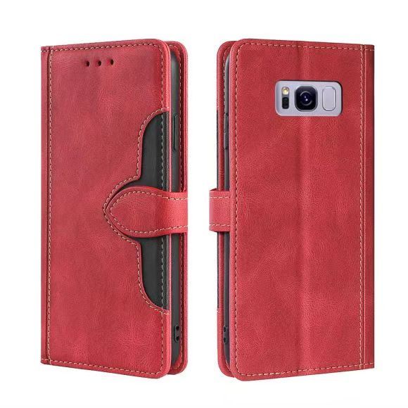 Wallet PU Leather Flip Cover For Samsung Galaxy S8 Plus Vintage Leather Durable Protective Cover