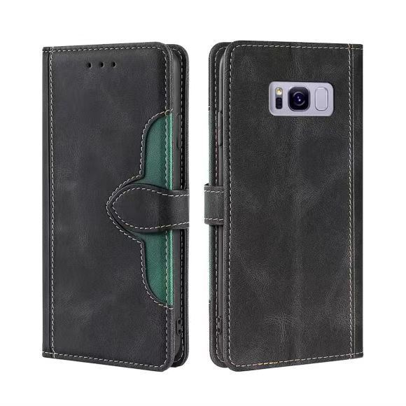 Wallet PU Leather Flip Cover For Samsung Galaxy S8 Plus Vintage Leather Durable Protective Cover