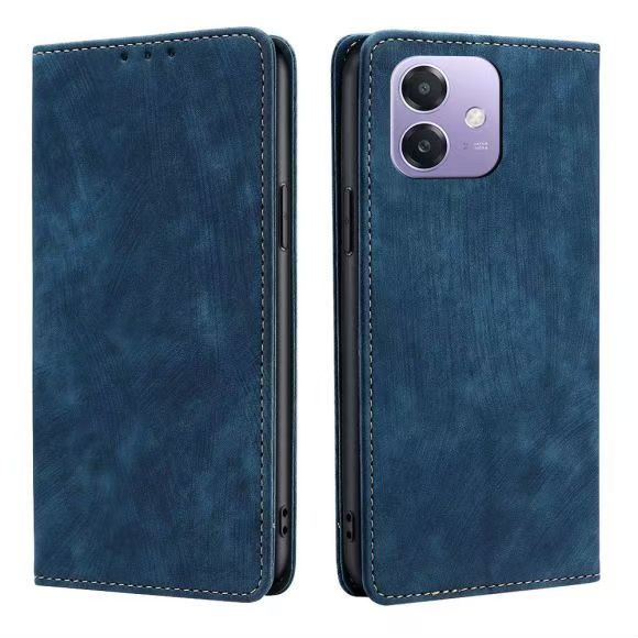 Flip Folio Leather Cover For OPPO A3 4G/ A3X 4G /A40 4G Leather Case Wallet Shockproof Durable Magnetic Clip Closure Phone Case