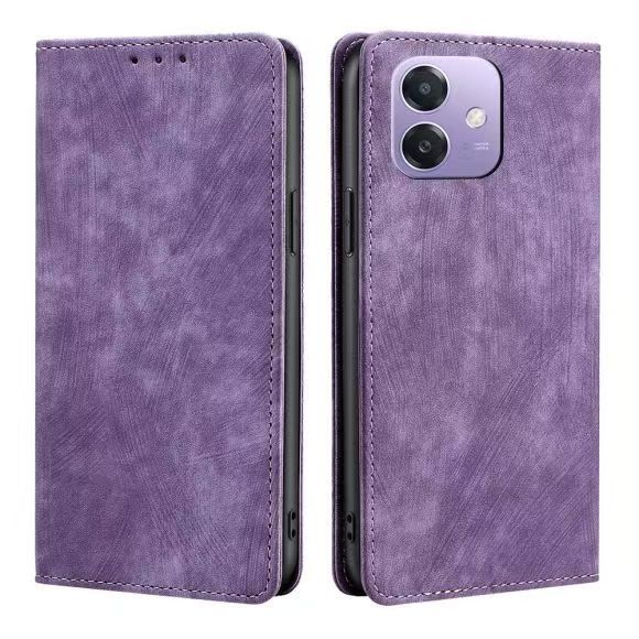 Flip Folio Leather Cover For OPPO A3 4G/ A3X 4G /A40 4G Leather Case Wallet Shockproof Durable Magnetic Clip Closure Phone Case