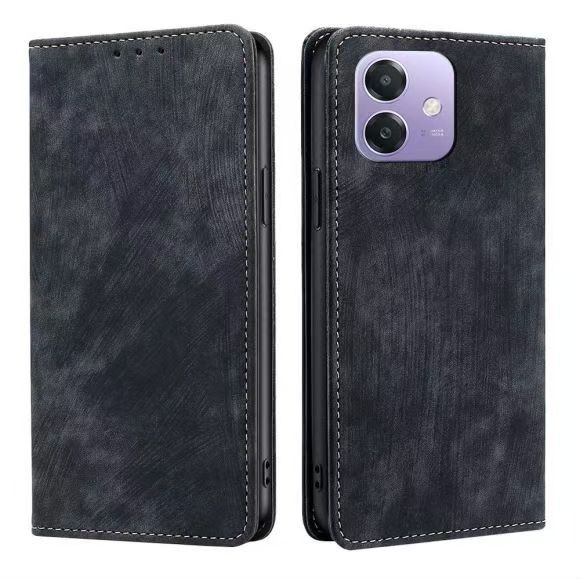 Flip Folio Leather Cover For OPPO A3 4G/ A3X 4G /A40 4G Leather Case Wallet Shockproof Durable Magnetic Clip Closure Phone Case