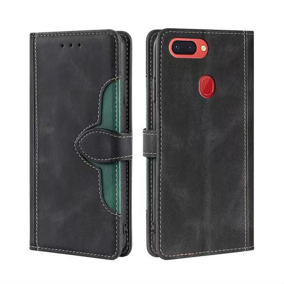Wallet PU Leather Flip Cover For OPPO R15 Vintage Leather Durable Protective Cover