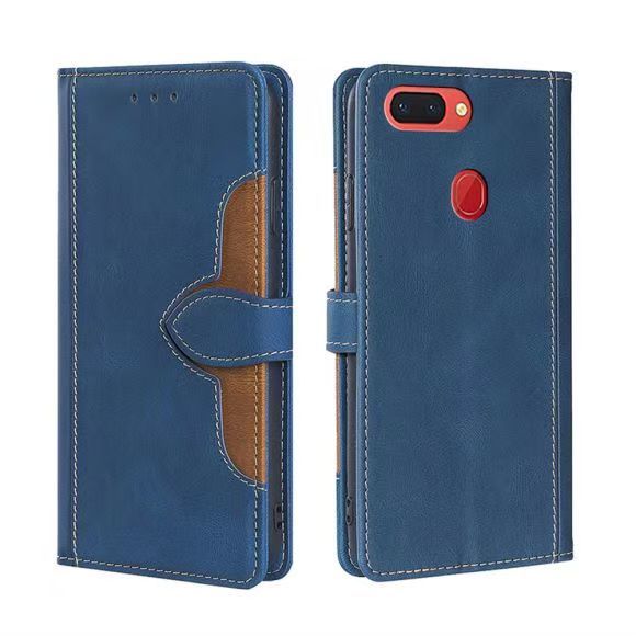 Wallet PU Leather Flip Cover For OPPO R15 Vintage Leather Durable Protective Cover