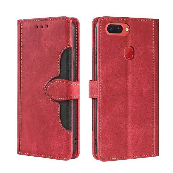 Wallet PU Leather Flip Cover For OPPO R15 Vintage Leather Durable Protective Cover