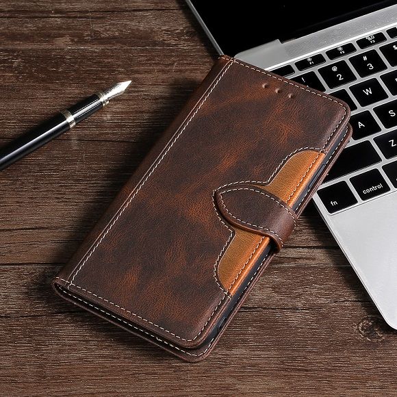 Wallet PU Leather Flip Cover For OPPO R15 Vintage Leather Durable Protective Cover