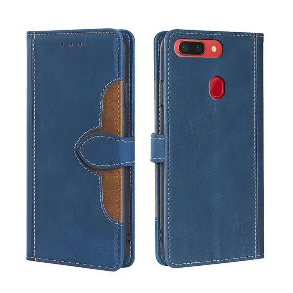 Wallet PU Leather Flip Cover For Oppo R15 Pro Vintage Leather Durable Protective Cover