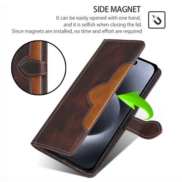Wallet PU Leather Flip Cover For Oppo R15 Pro Vintage Leather Durable Protective Cover