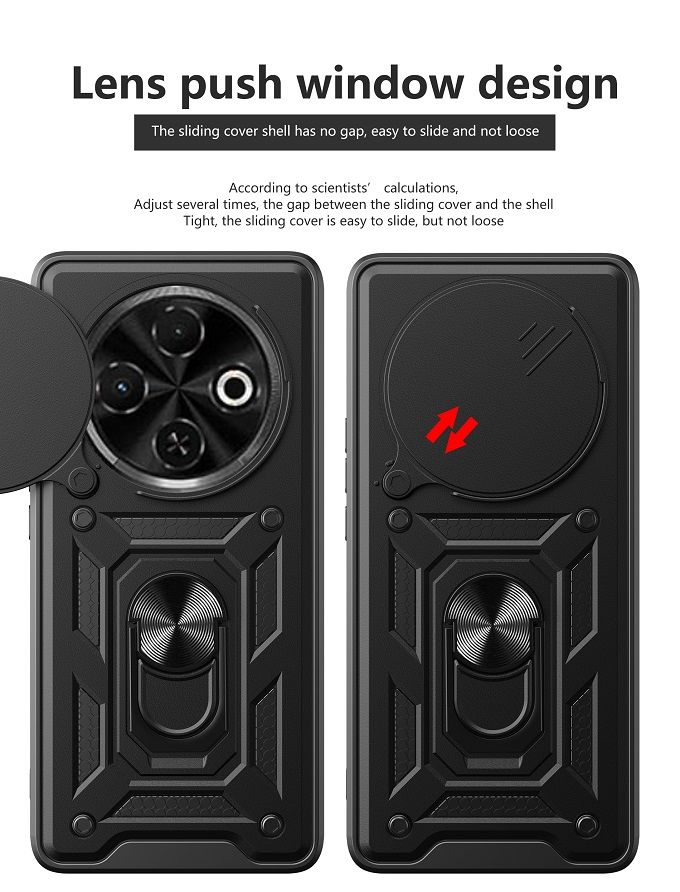 Luxury Phone Case The Camera Lens Cover For Tecno Spark 30C Shockproof Bumper Cover vehicle-mounted Magnetic Kickstand Case