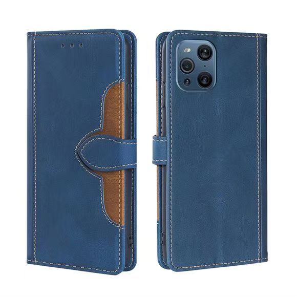 Wallet PU Leather Flip Cover For Oppo Find X3/Oppo Find X3 Pro Vintage Leather Durable Protective Cover