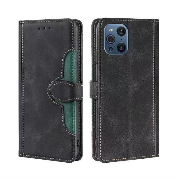 Wallet PU Leather Flip Cover For Oppo Find X3/Oppo Find X3 Pro Vintage Leather Durable Protective Cover
