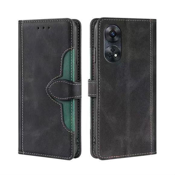 Wallet PU Leather Flip Cover For OPPO Reno 8T 6.43" 4G Vintage Leather Durable Protective Cover