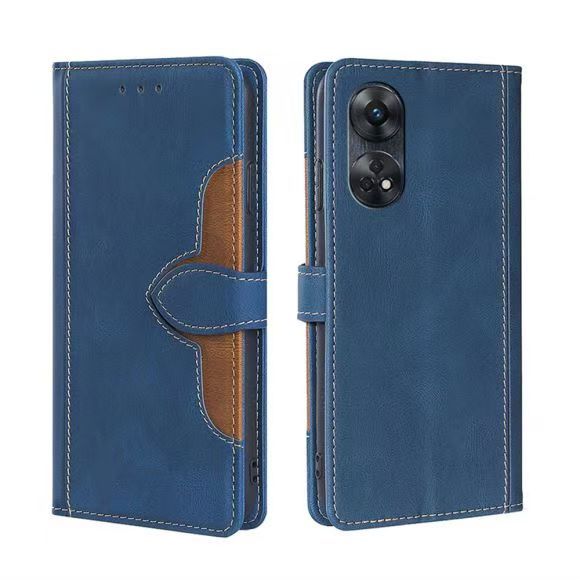 Wallet PU Leather Flip Cover For OPPO Reno 8T 6.43" 4G Vintage Leather Durable Protective Cover