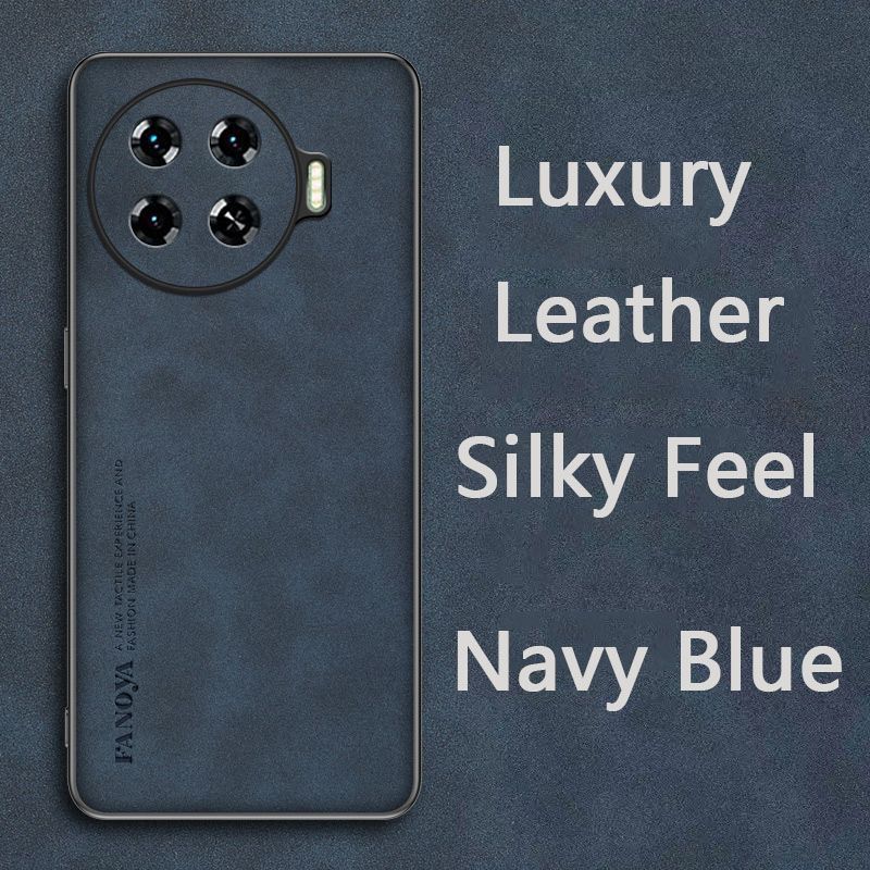 Luxury Business Retro Leather Phone Case For Tecno Spark 20 Pro Plus , Shockproof Fall prevention Protective Case