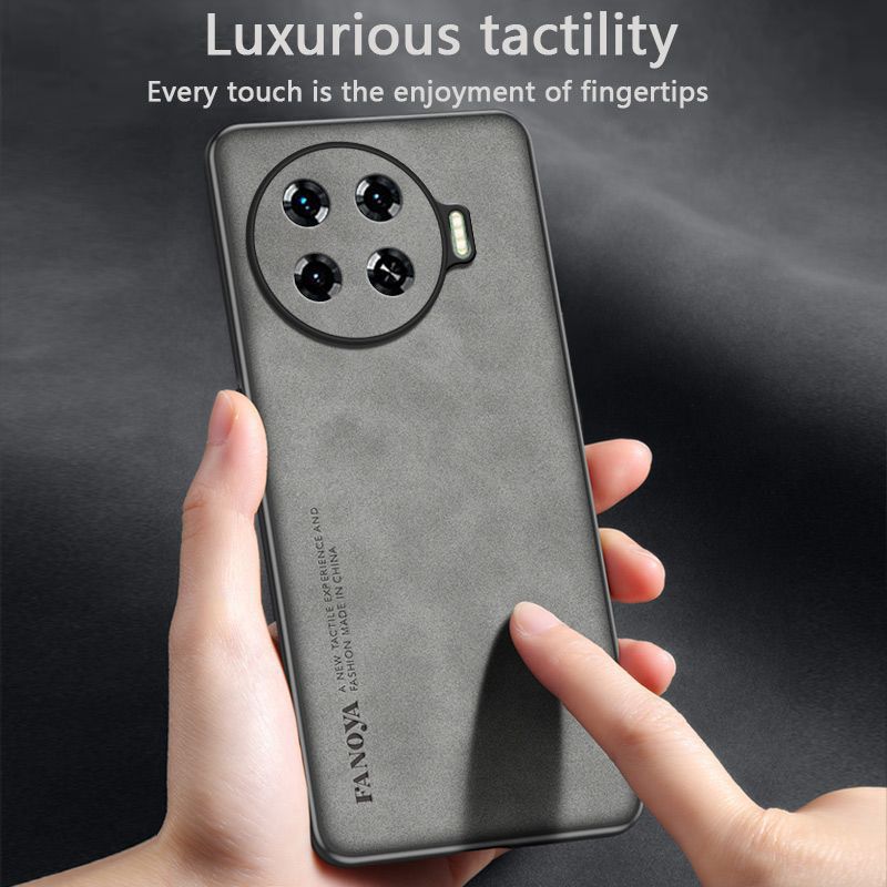 Luxury Business Retro Leather Phone Case For Tecno Spark 20 Pro Plus , Shockproof Fall prevention Protective Case