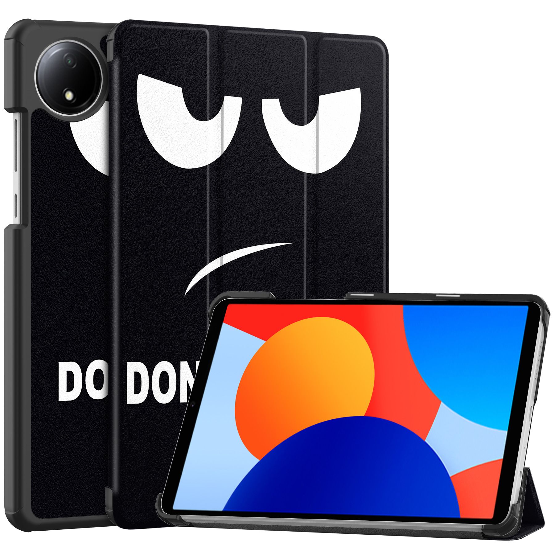 Tablet Case for Xiaomi Redmi Pad SE 8.7'' Soft TPU Tri-Fold Stand Protective Tablet Cover,Support S Pen Charging,Auto Wake/Sleep