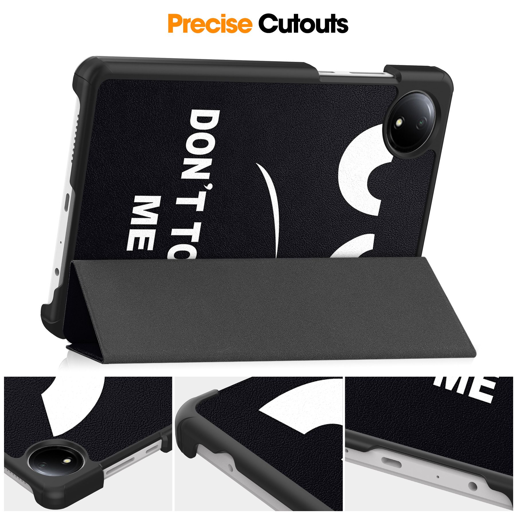 Tablet Case for Xiaomi Redmi Pad SE 8.7'' Soft TPU Tri-Fold Stand Protective Tablet Cover,Support S Pen Charging,Auto Wake/Sleep