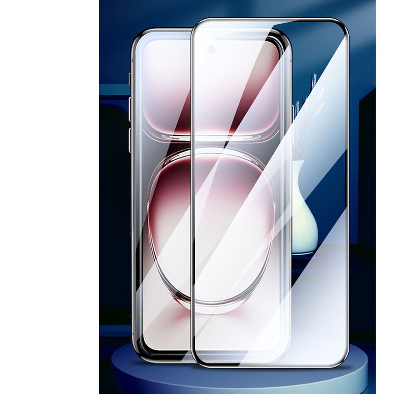 [2 Pack] - Soft Clear Ceramic Film for OPPO Reno 12 5G,Reno12 Pro 5G Liquid nano-coated soft tempered screen protector HD clear touch sensitive fingerprint unlocked