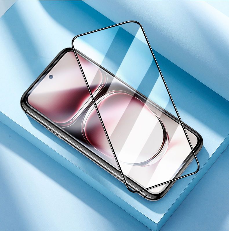 [2 Pack] - Soft Clear Ceramic Film for OPPO Reno 12 5G,Reno12 Pro 5G Liquid nano-coated soft tempered screen protector HD clear touch sensitive fingerprint unlocked
