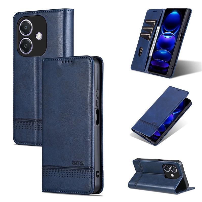 Leather Phone Case Flip Cover for OPPO A3 /A3X /A40 Shockproof Protection Stand Holder Magnetic PU Leather Case