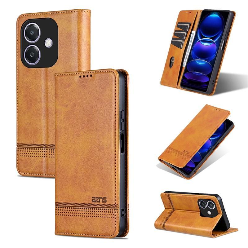 Leather Phone Case Flip Cover for OPPO A3 /A3X /A40 Shockproof Protection Stand Holder Magnetic PU Leather Case